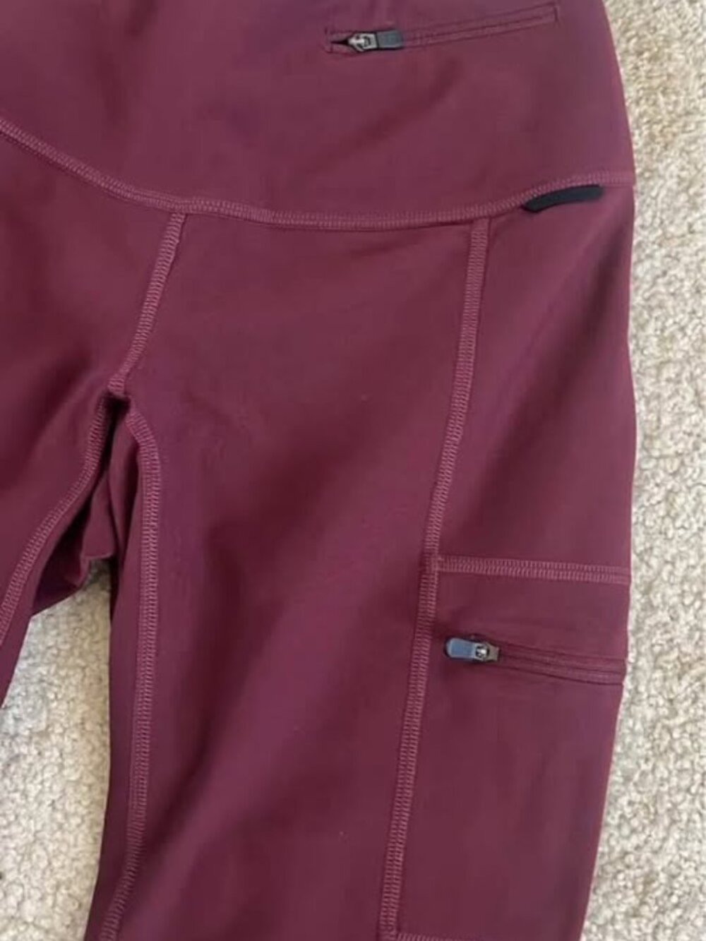Fjallraven Abisko Trekking Tights Burgundy (S) - Picture 4 of 6